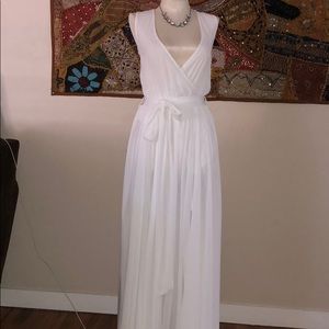 Beautiful formal white maxi dress.
